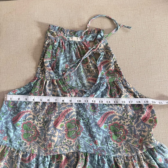Bohemian Paisley Halter Mini Dress - Picture 4 of 6
